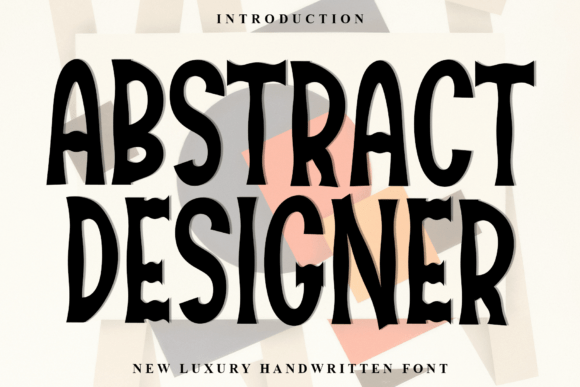 Abstract Designer Font: A Soft Script for Modern Brands