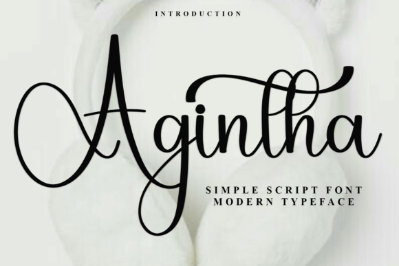 Agintha Typeface Review: A Soft Script for Branding