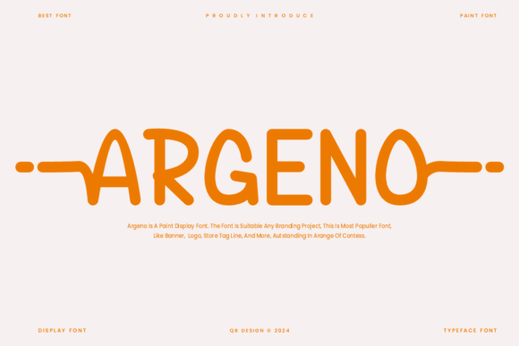 Argeno: A Handwritten Font for Authentic Branding