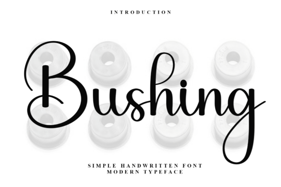 Bushing Font: A Handwritten Typeface for Web Design