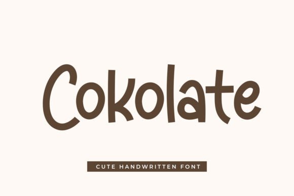 Cokolate Font: The Perfect Handwritten Typeface for Crafters