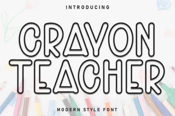 Crayon Teacher: A Sweet Handwritten Font for Makers