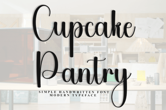 Cupcake Pantry: A Script Font for Branding