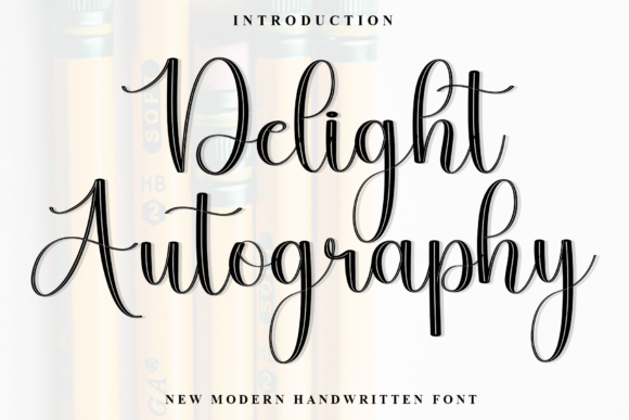 Delight Autography: A Soft Script Font for Branding