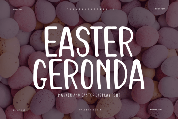 Easter Geronda: A Handwritten Font for Modern Web Design