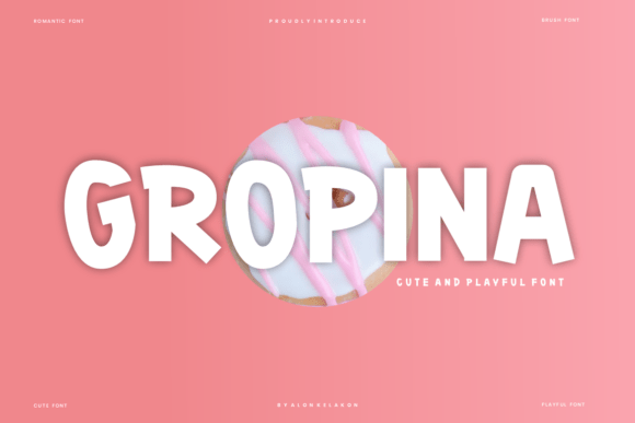Gropina: A Handwritten Font for Authentic Branding