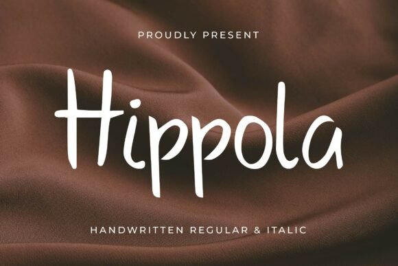Hippola: A Handwritten Font for Warm Branding
