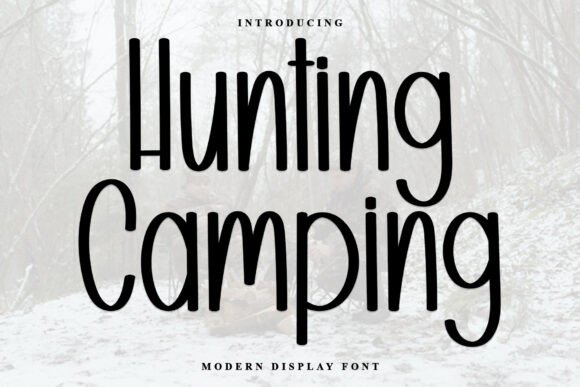 Hunting Camping: A Script Font for Web Design