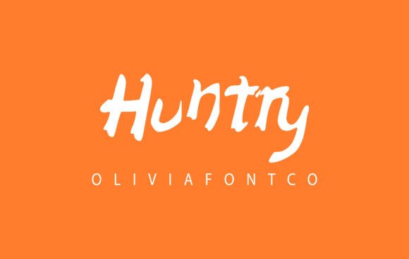 Huntry: A Sweet Serif Font for Digital Design