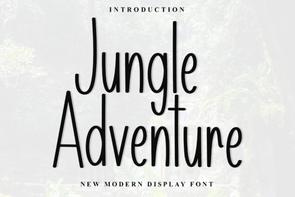 Jungle Adventure Font for Small Business Branding