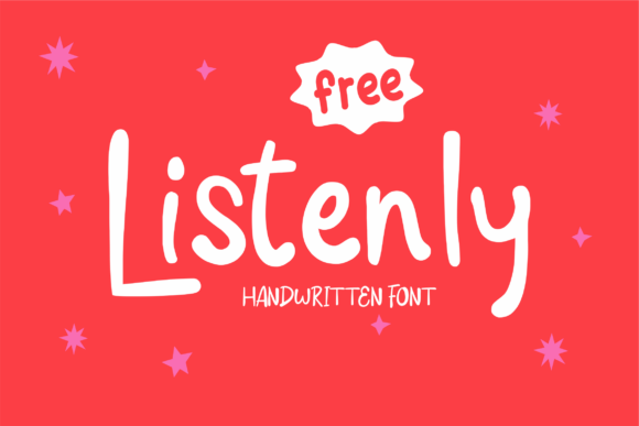 Listenly: A Handwritten Font for Editorial Design