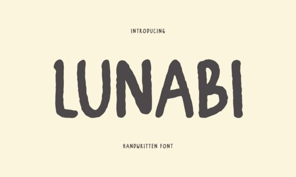 Lunabi: A Playful Script Font for Web Design