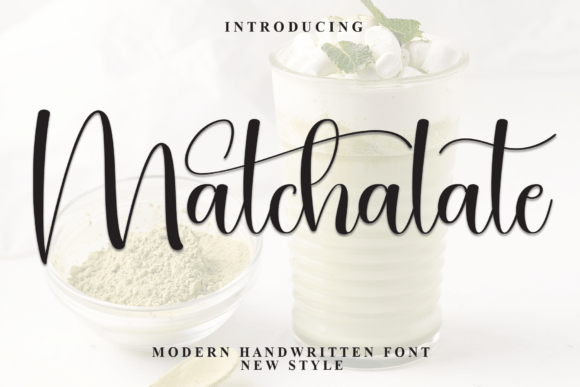 Matchalate: A Handwritten Font for Modern Web Design