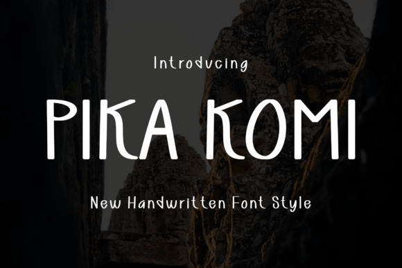 Pika Komi: A Handwritten Font for Modern Web Design