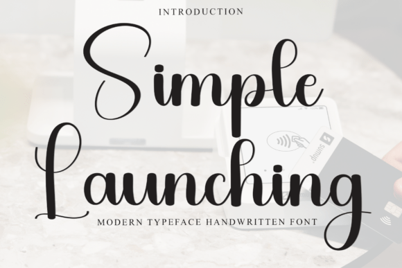Simple Launching Font for Polished Branding
