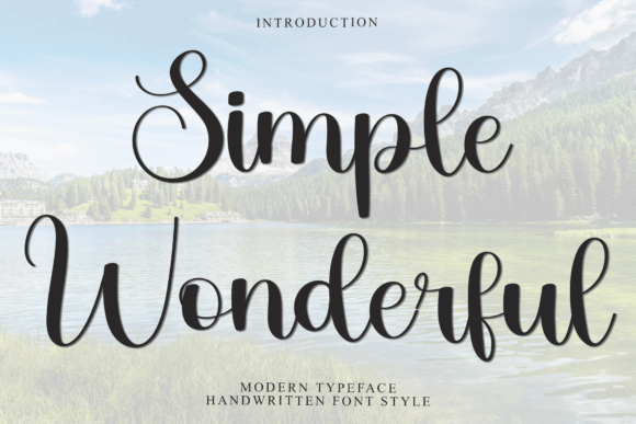 Simple Wonderful: A Handwritten Font for Makers