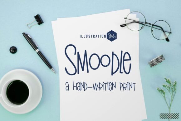 Smoodle: A Friendly Handwritten Font for Brands
