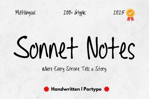 Sonnet Notes Font Review for Campaign Design