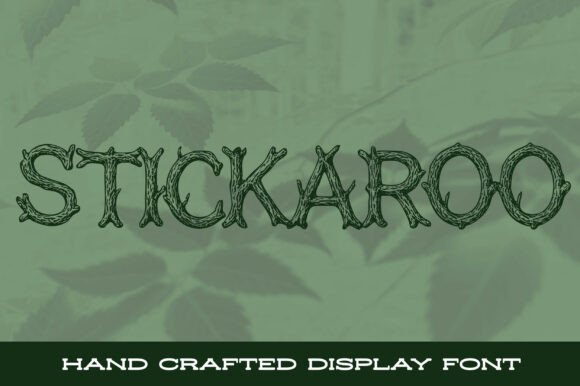 Stickaroo: A Unique Stick Font for Bold Branding