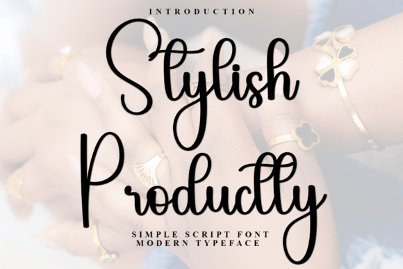 Stylish Productly: The Script Font for Modern Brands