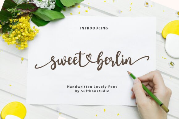 Sweet Berlin: A Handwritten Font for Editorial Soul