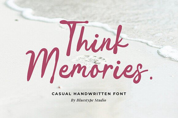 Think Memories: A Handwritten Font for Editorial Warmth