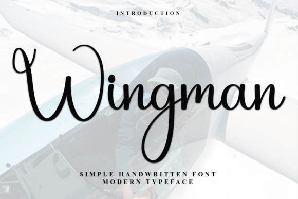 Wingman: A Soft Script Font for Modern Branding