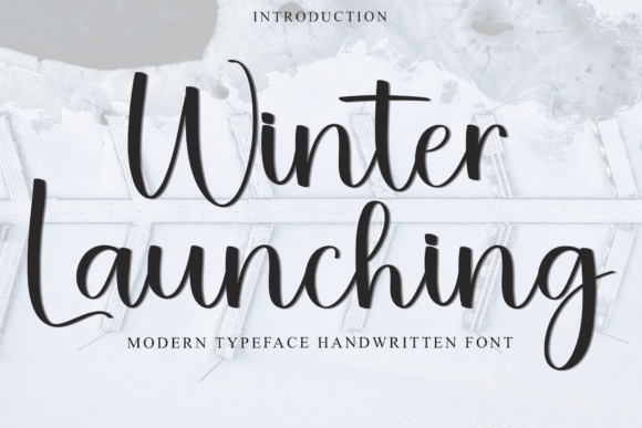 Winter Launching: A Handwritten Font for Warm Branding