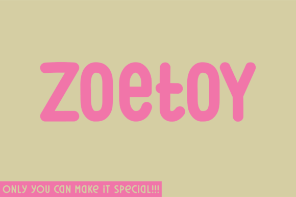 Zoetoy: A Handwritten Font for Modern Web Design